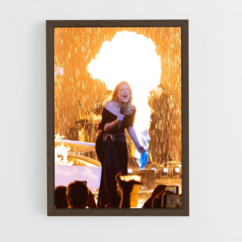 adele-17 cadre Bois foncé