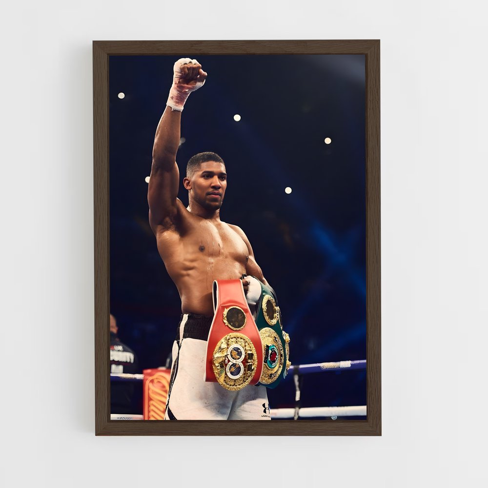 anthony-joshua-1 cadre Bois foncé