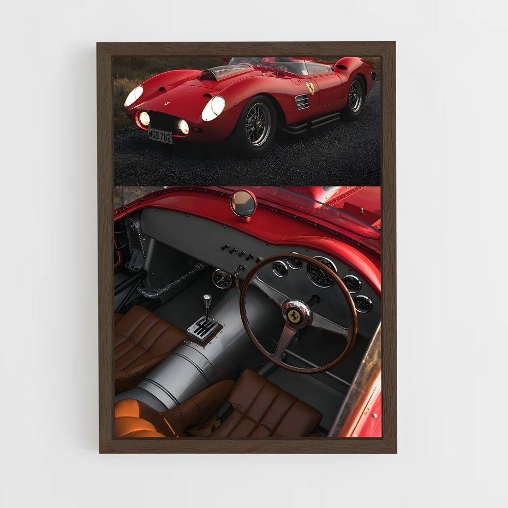 ap-250 testa rossa-1 cadre Bois foncé