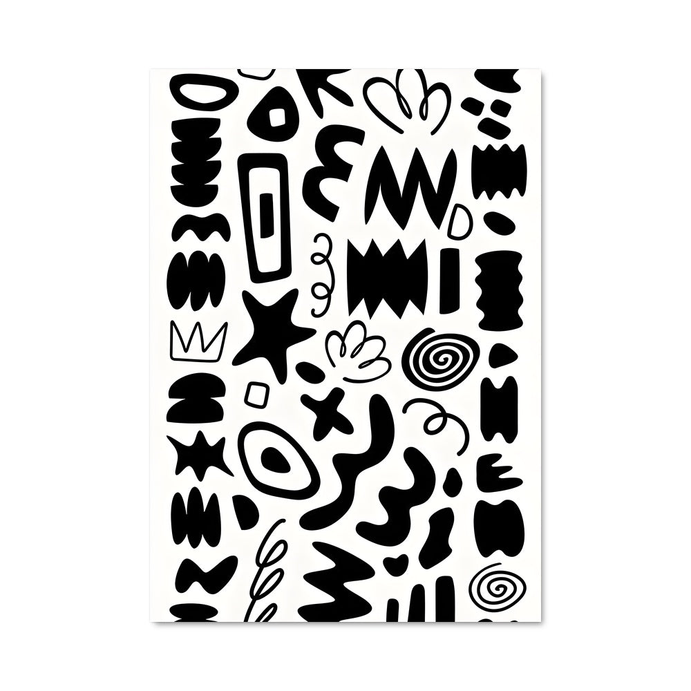 Poster Formes Éthérées