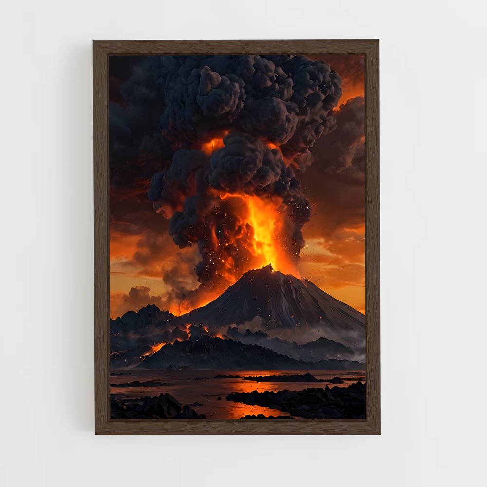 ap-active volcano-1 cadre Bois foncé