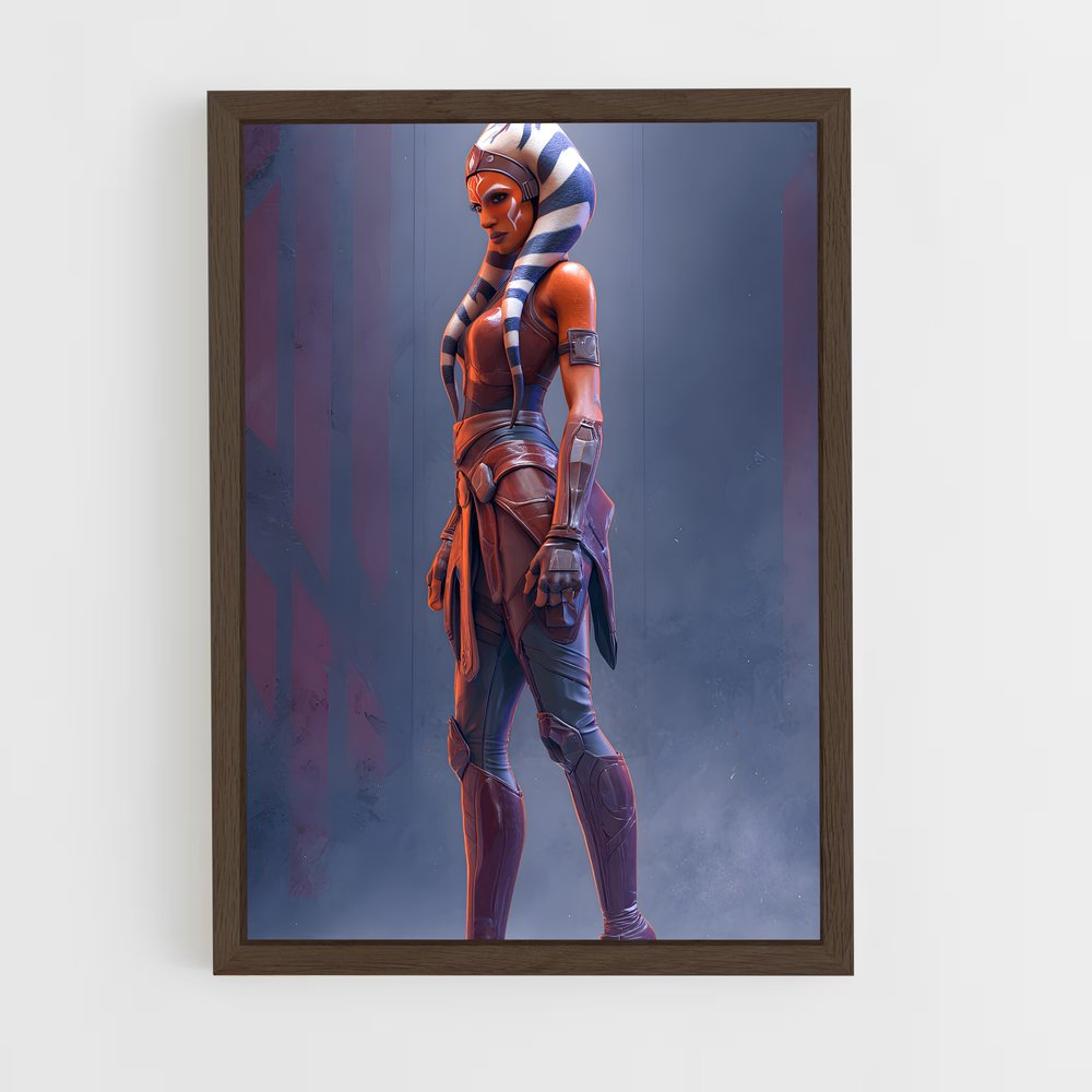ap-ahsoka tano-7 cadre Bois foncé