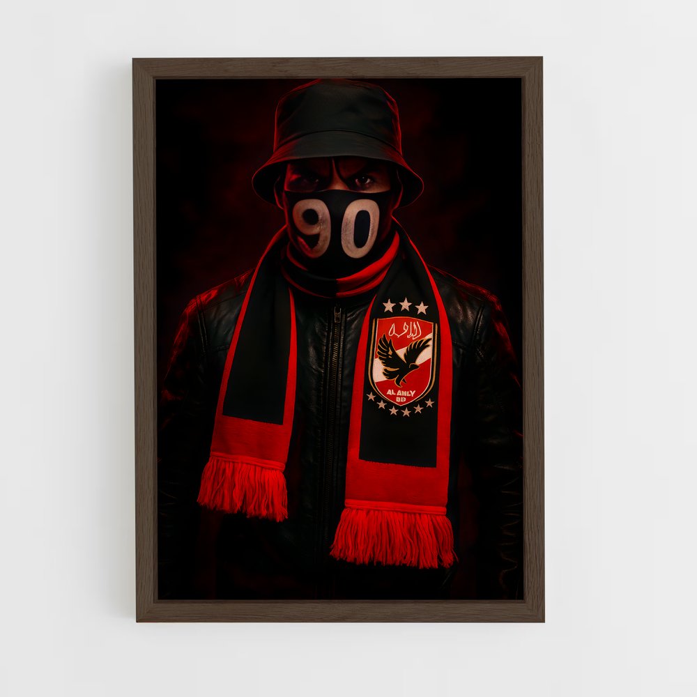 ap-al ahly sc-9 cadre Bois foncé
