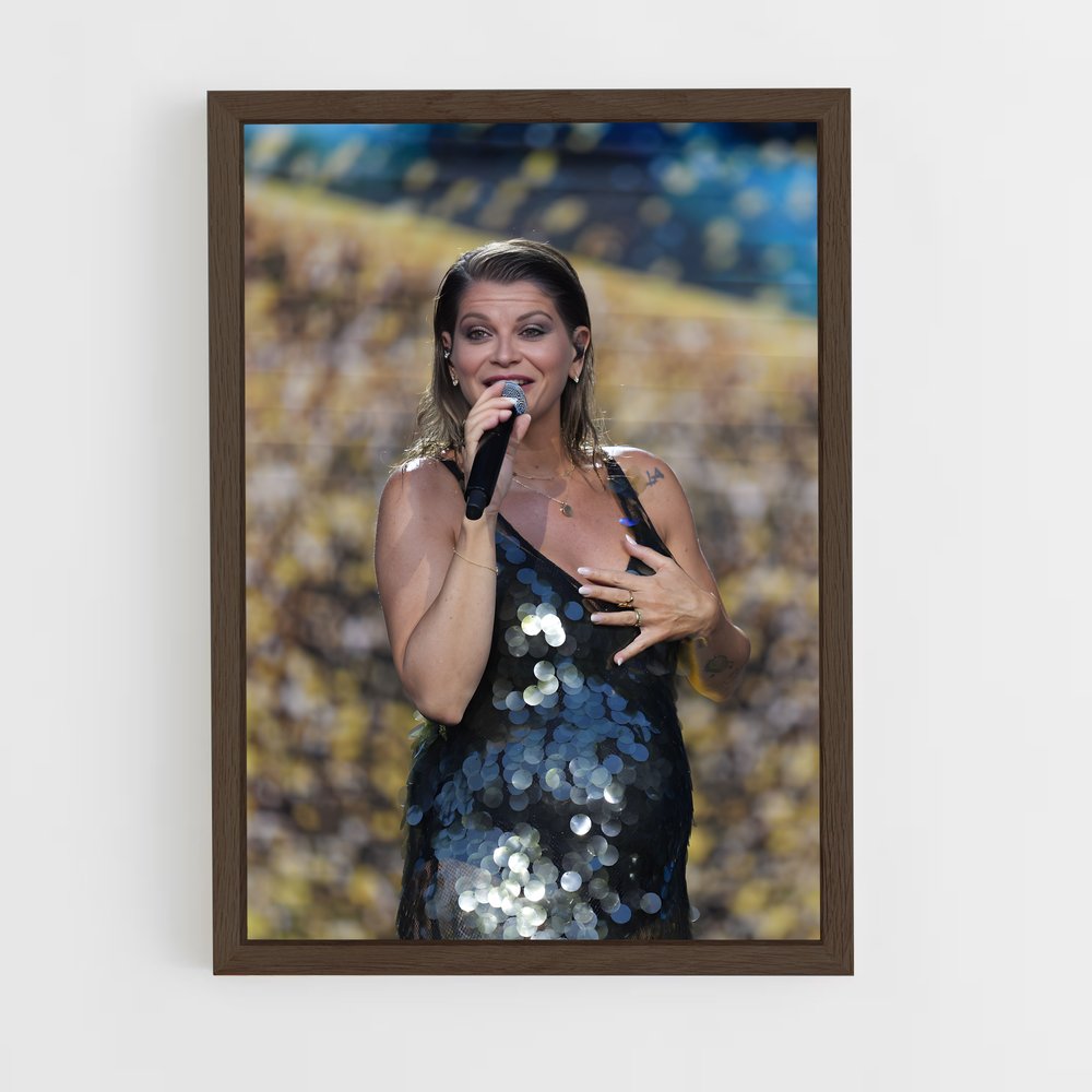 ap-alessandra amoroso-6 cadre Bois foncé