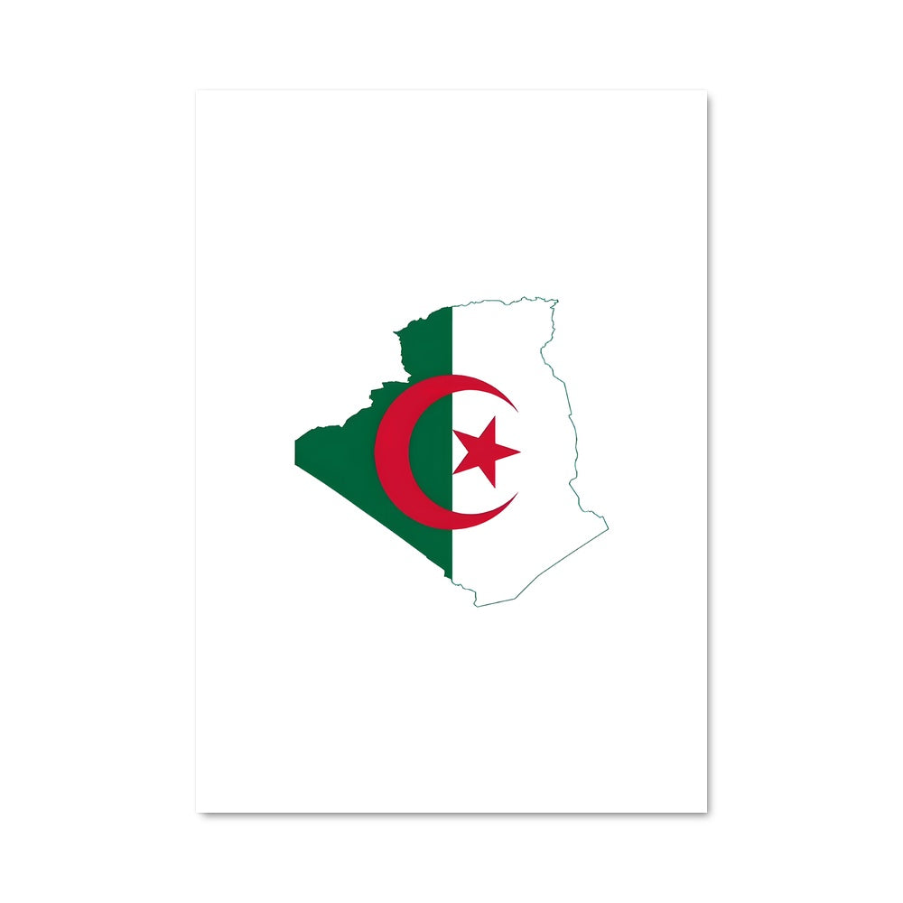Poster Algeria flag 85210