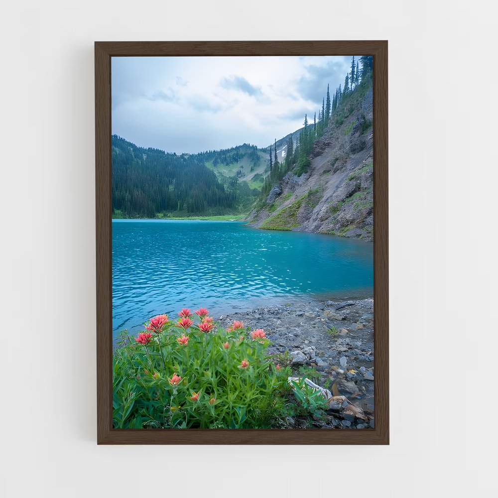 ap-alpine lake-6 cadre Bois foncé