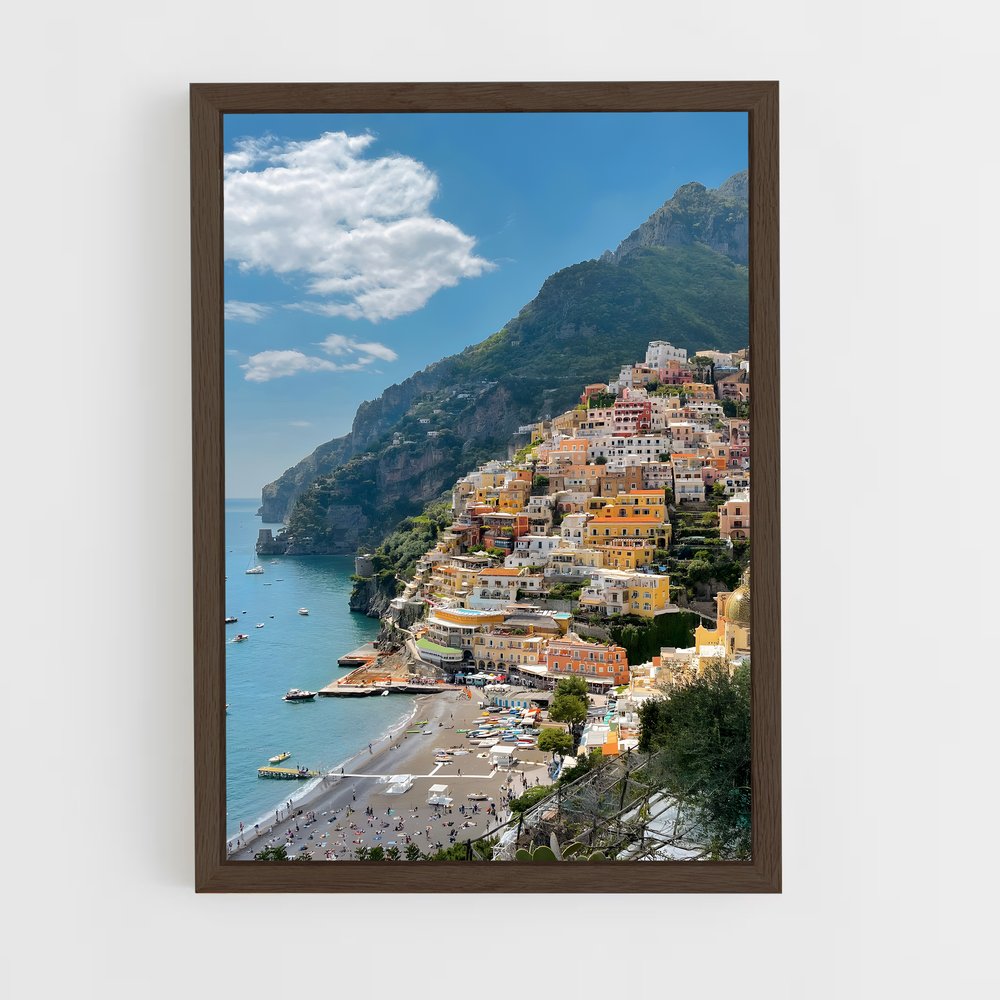 ap-amalfi coast-1 cadre Bois foncé