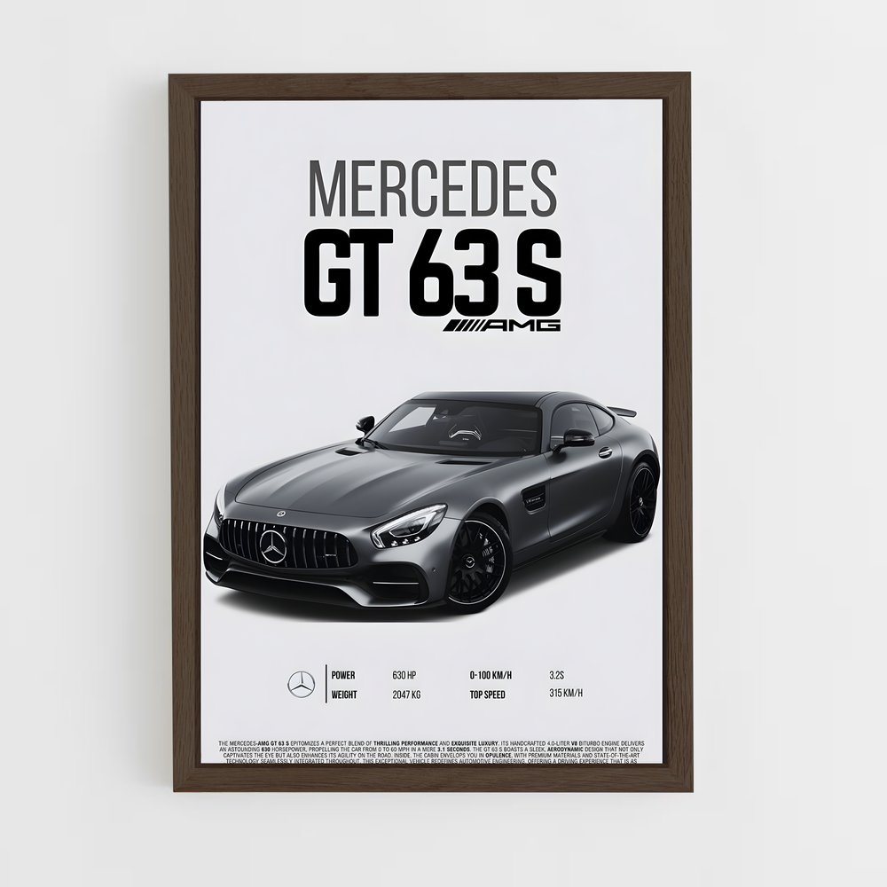 ap-amg gt 63 s-3 cadre Bois foncé