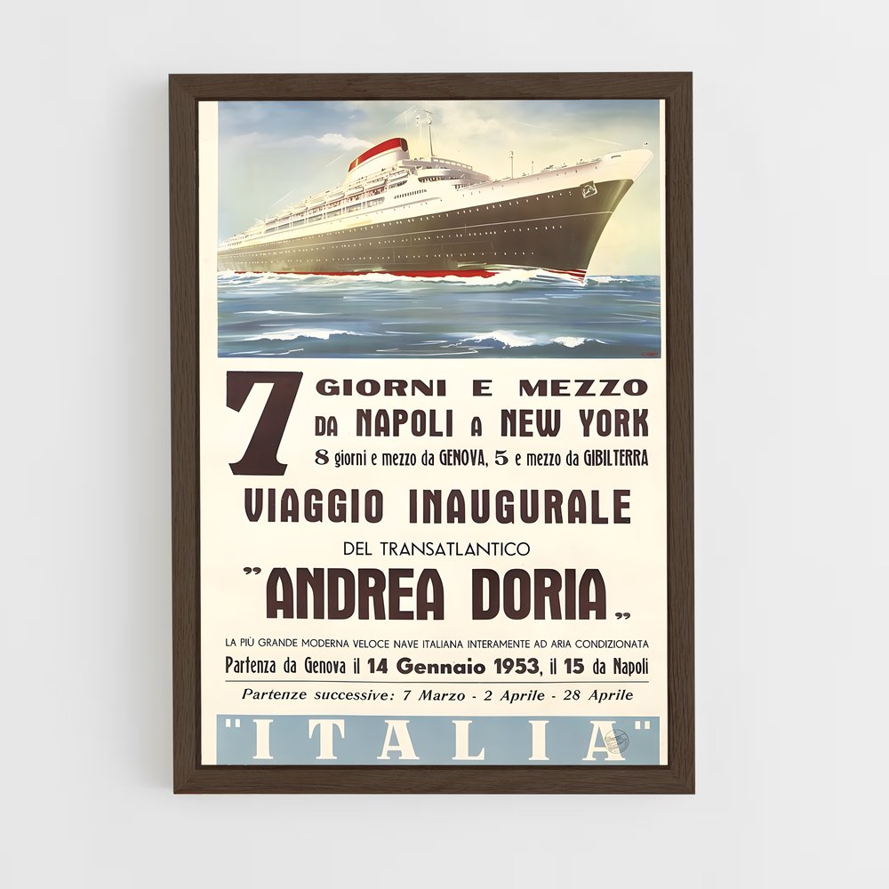 ap-andrea doria-1 cadre Bois foncé