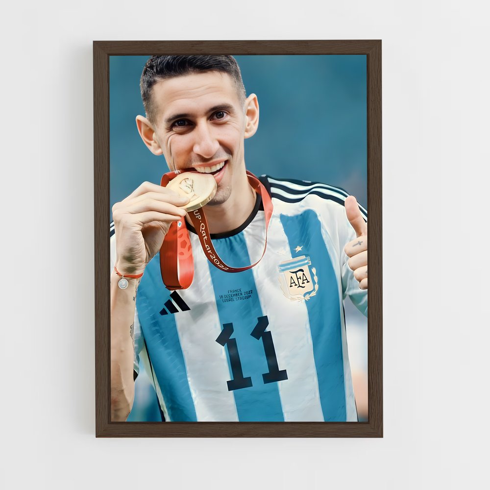 ap-angel di maria-3 cadre Bois foncé