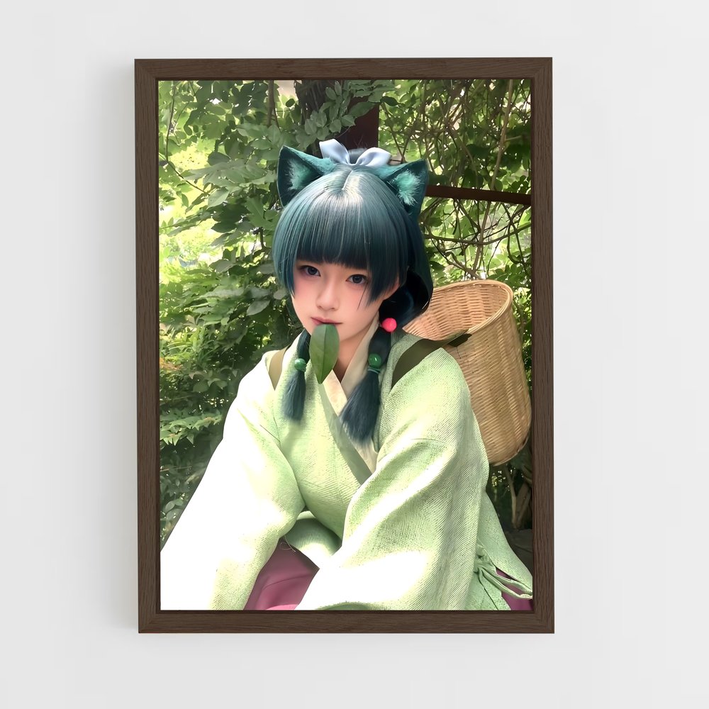 ap-anime cosplay-5 cadre Bois foncé
