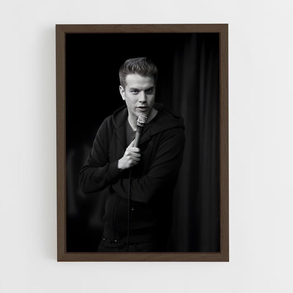 ap-anthony jeselnik-3 cadre Bois foncé