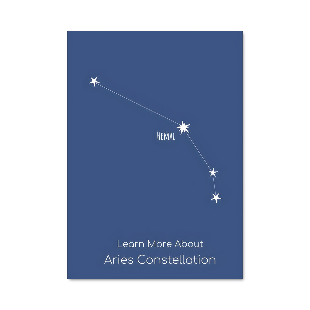 Poster Constellation d'Aries