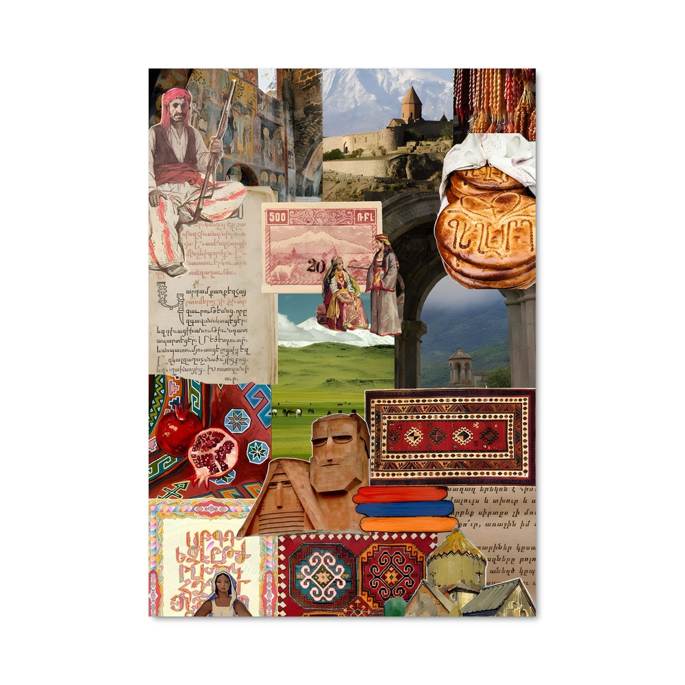 Poster Collage d'Arménie