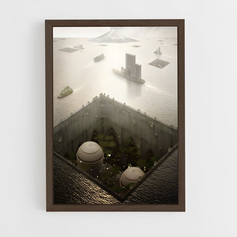 ap-asahi shimbun-2 cadre Bois foncé