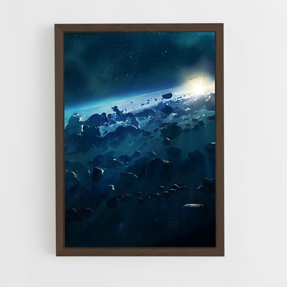 ap-asteroid belt-1 cadre Bois foncé
