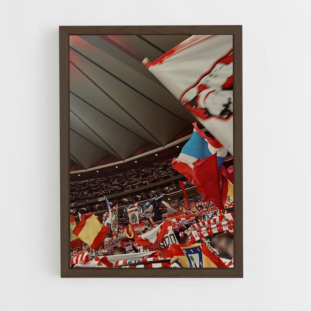 ap-atletico madrid cf-3 cadre Bois foncé