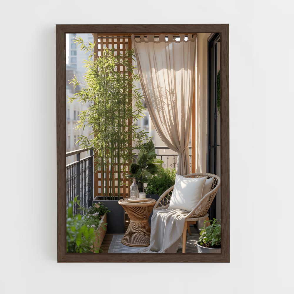 ap-balcony-5 cadre Bois foncé