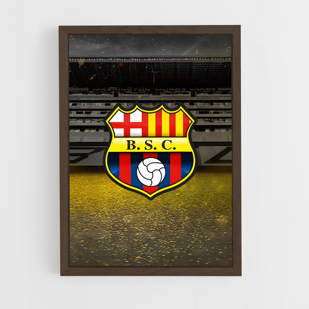 ap-barcelona sporting club-3 cadre Bois foncé