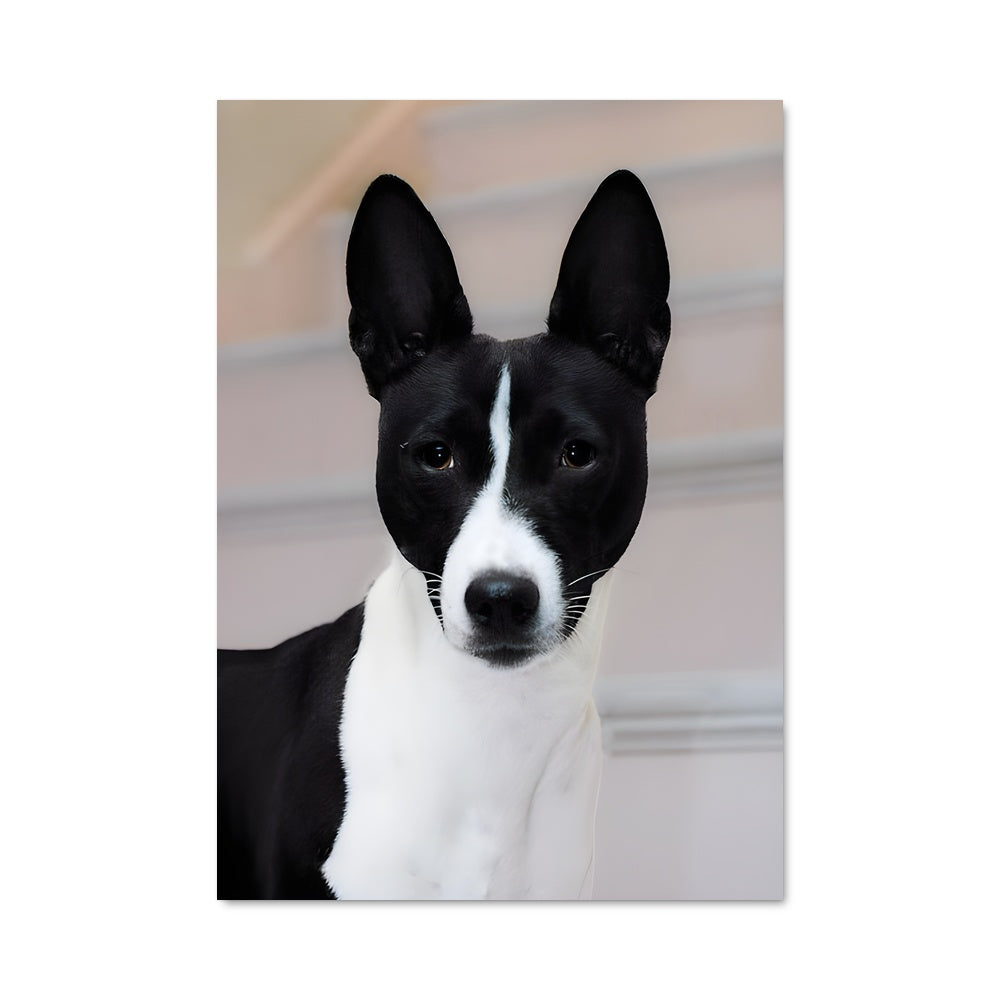 Poster Basenji Éloquent