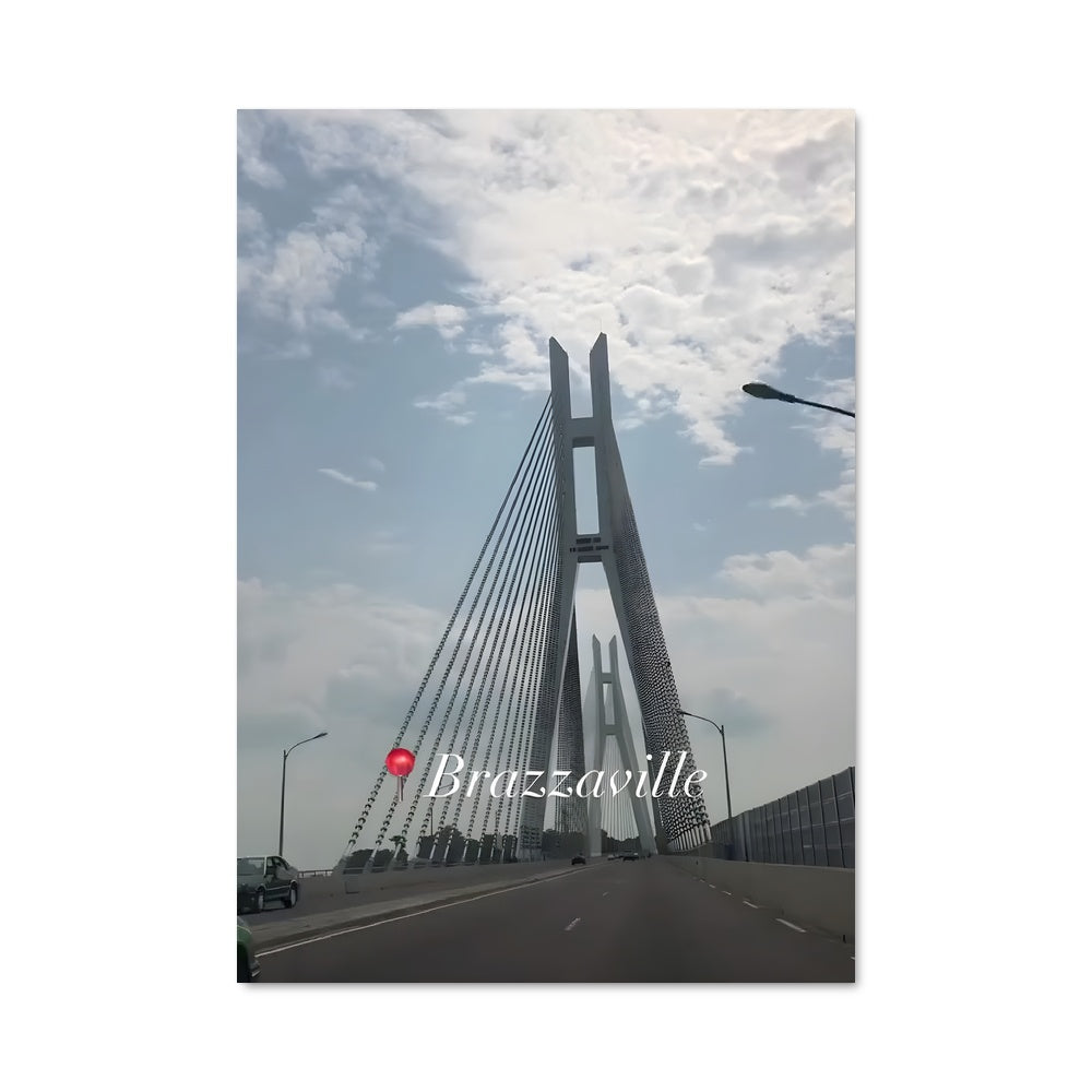 Poster Route Nuageuse