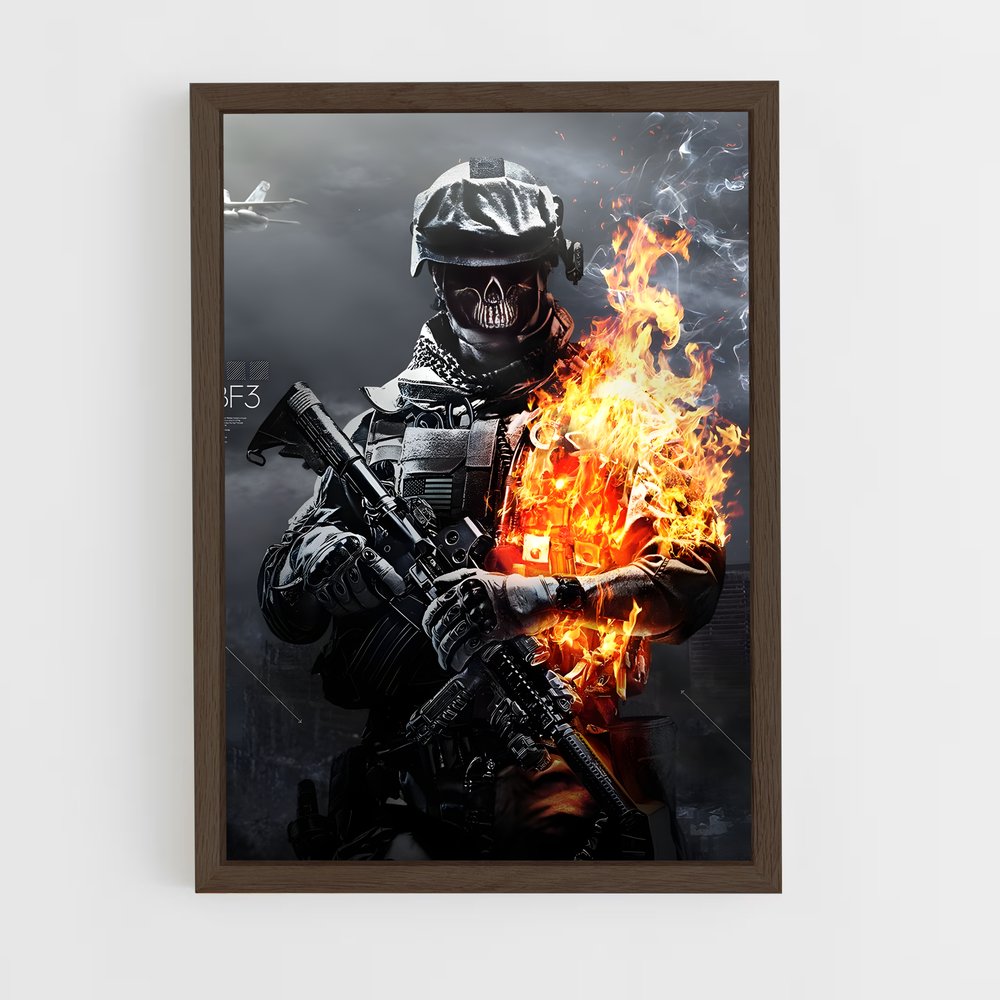 ap-battlefield-4 cadre Bois foncé