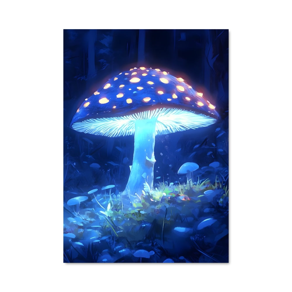Poster Champignon Lumineux