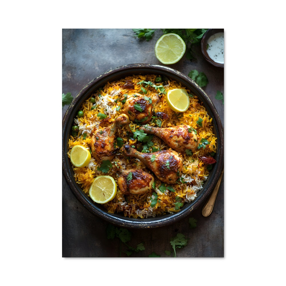 Poster Saveurs de Biryani