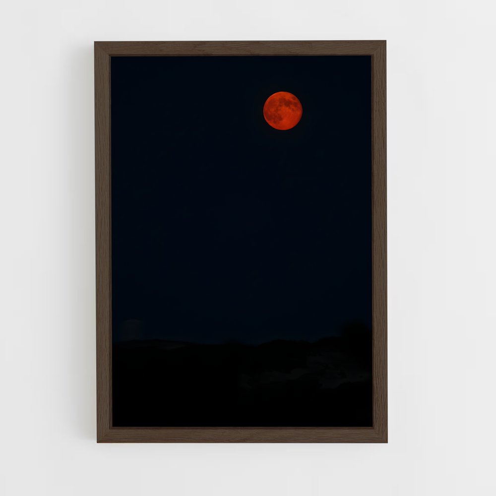 ap-blood moon-12 cadre Bois foncé