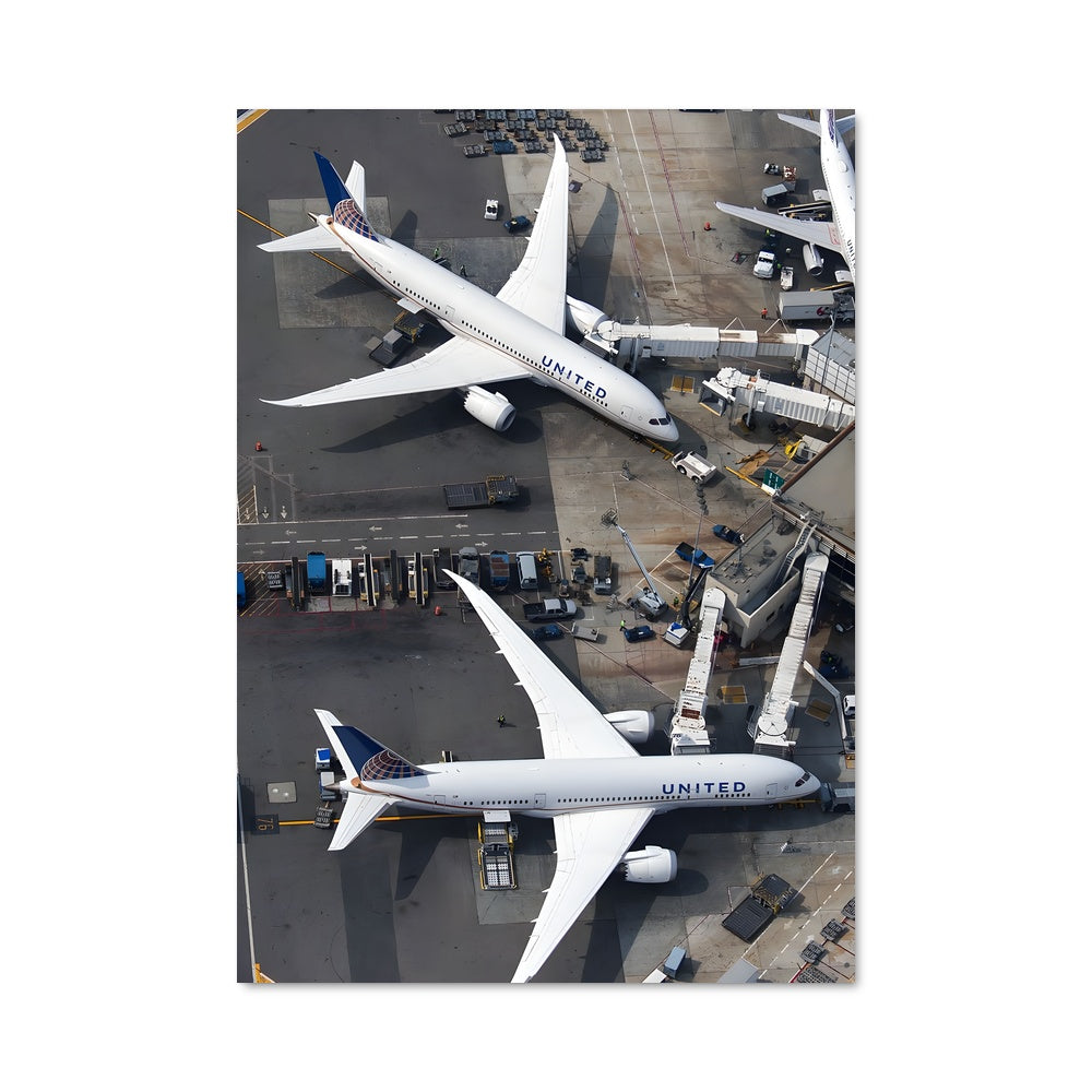 Poster Dreamliners à Newark