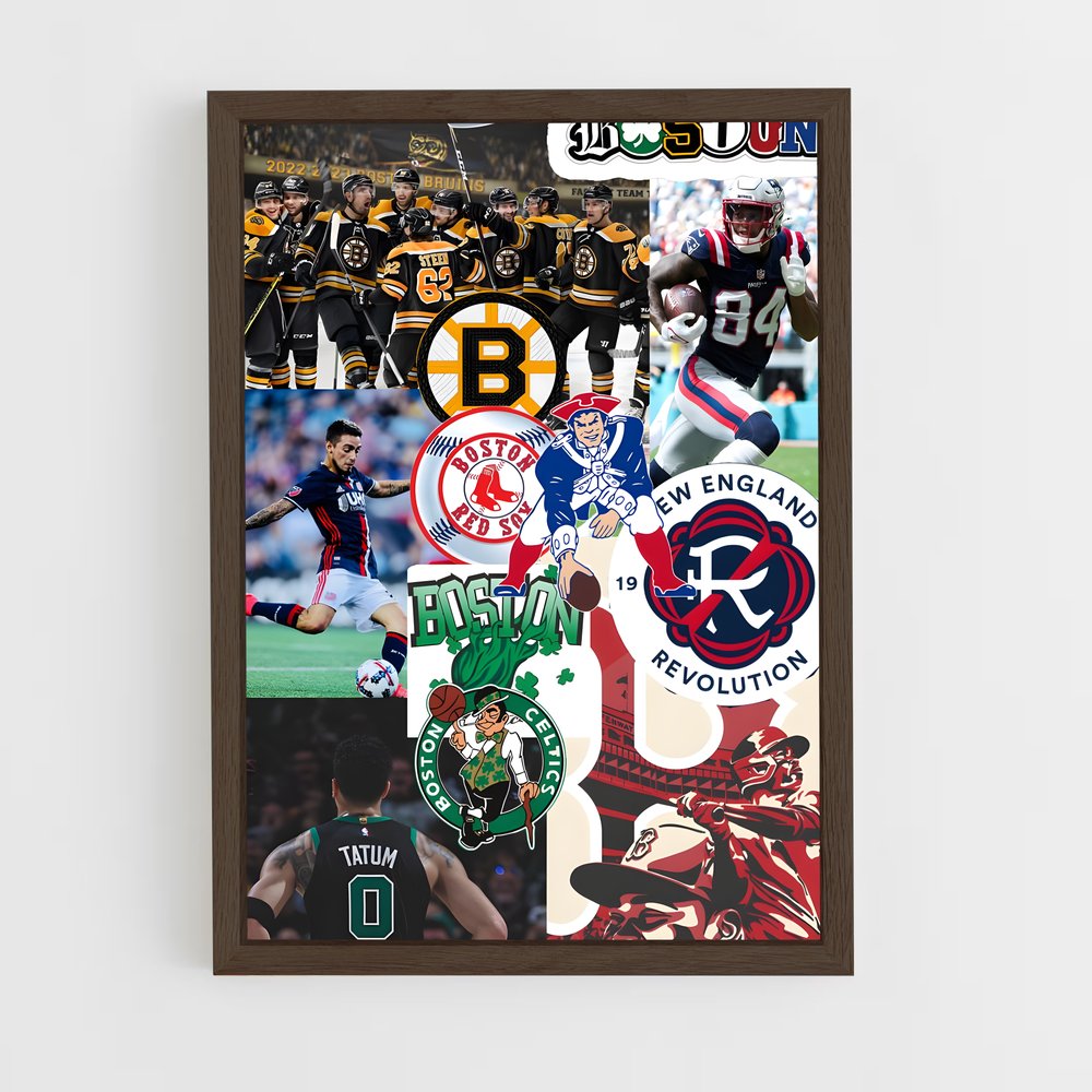 ap-boston river fc-3 cadre Bois foncé