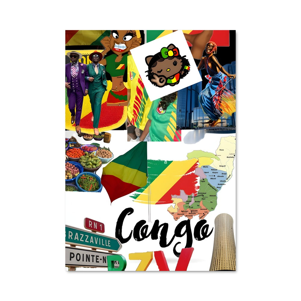 Poster Célébration de Brazzaville