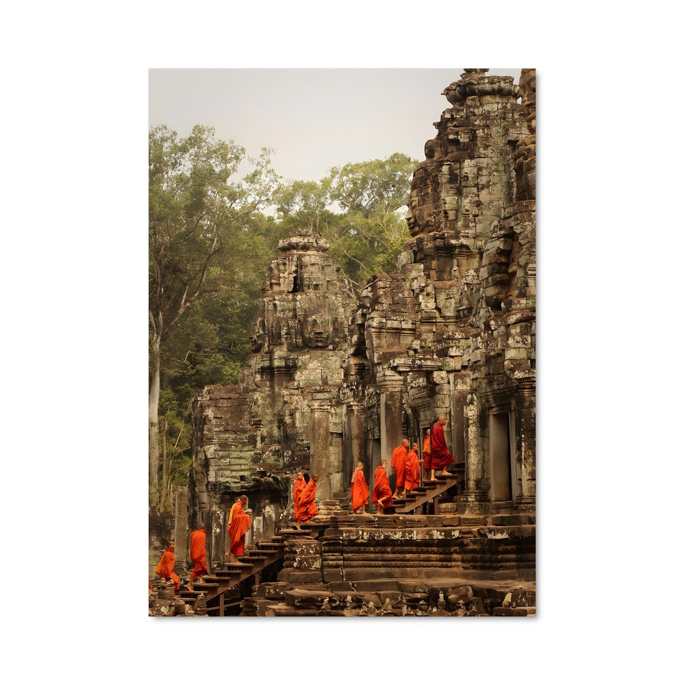 Poster Moines d'Angkor