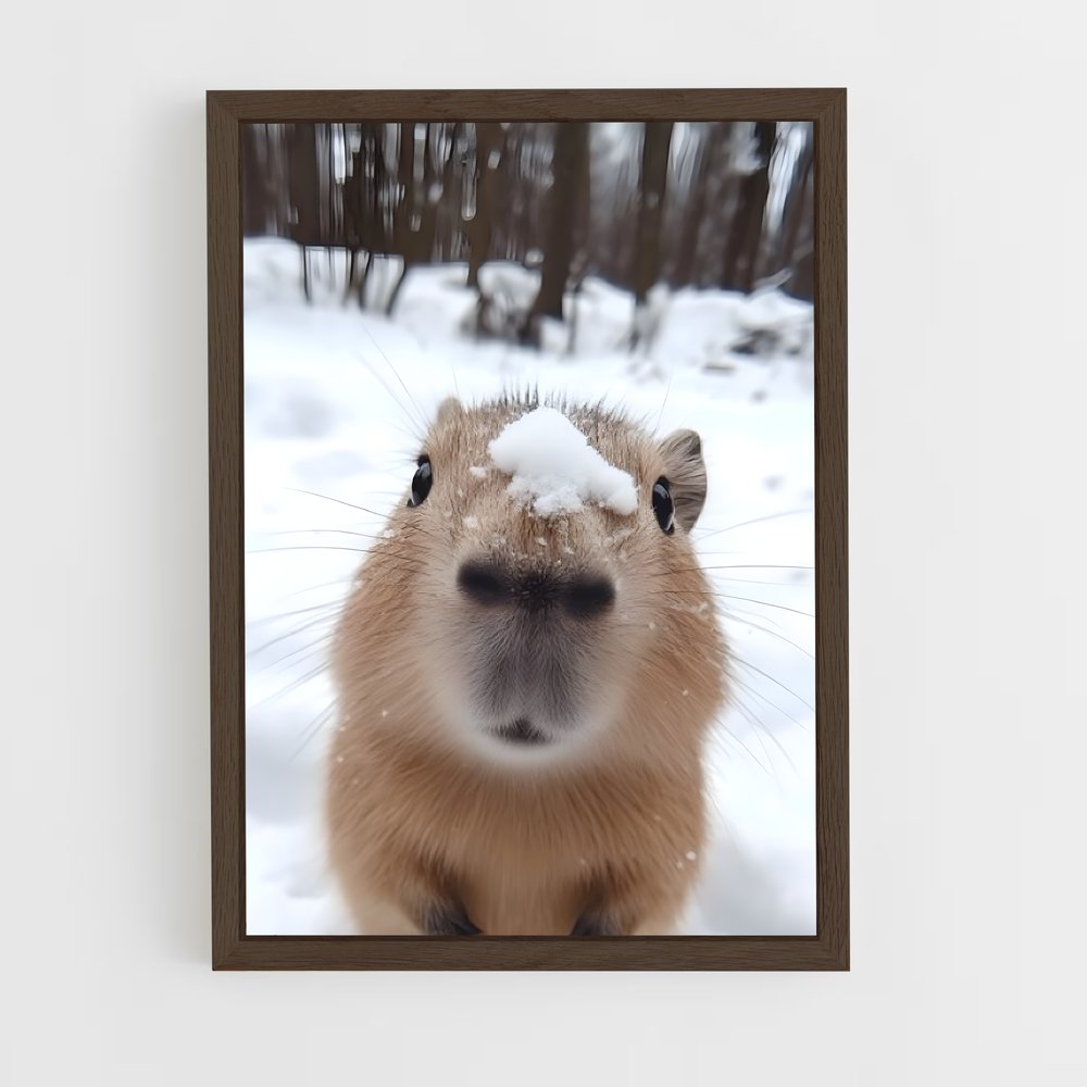 ap-capybara-1 cadre Bois foncé