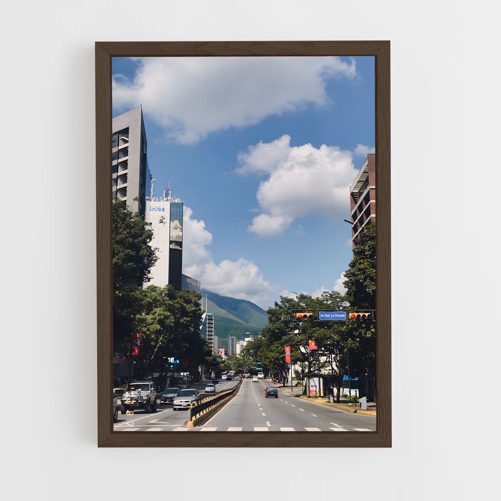 ap-caracas-8 cadre Bois foncé