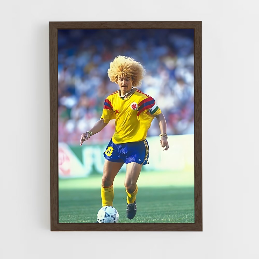 ap-carlos valderrama-2 cadre Bois foncé