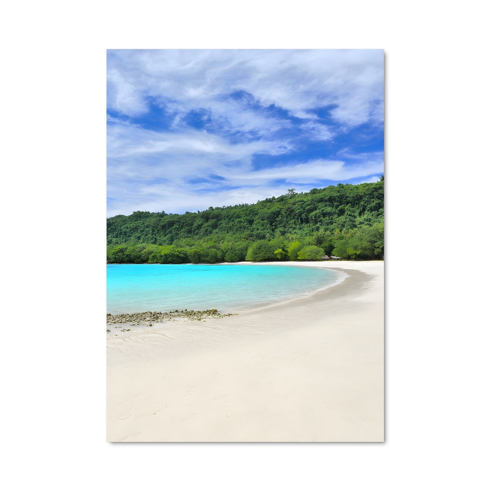 Poster Champagne beach 93683