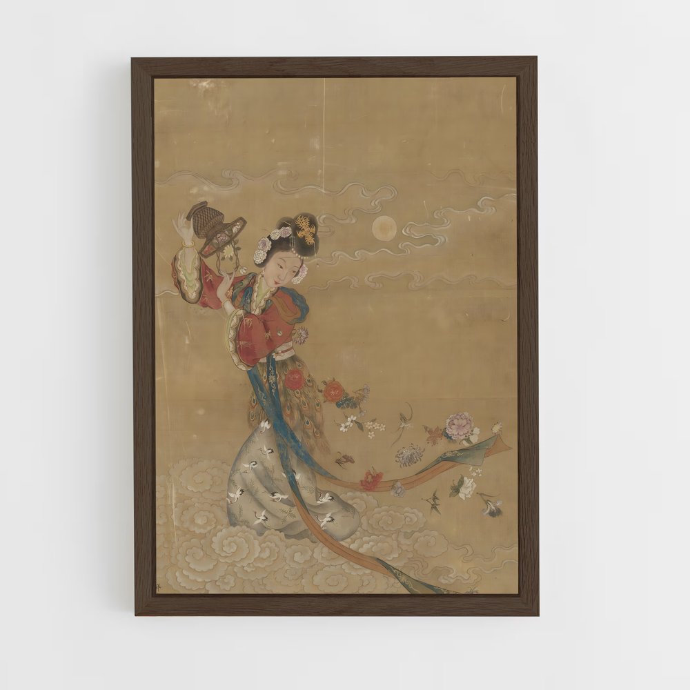 ap-chang'e-7 cadre Bois foncé