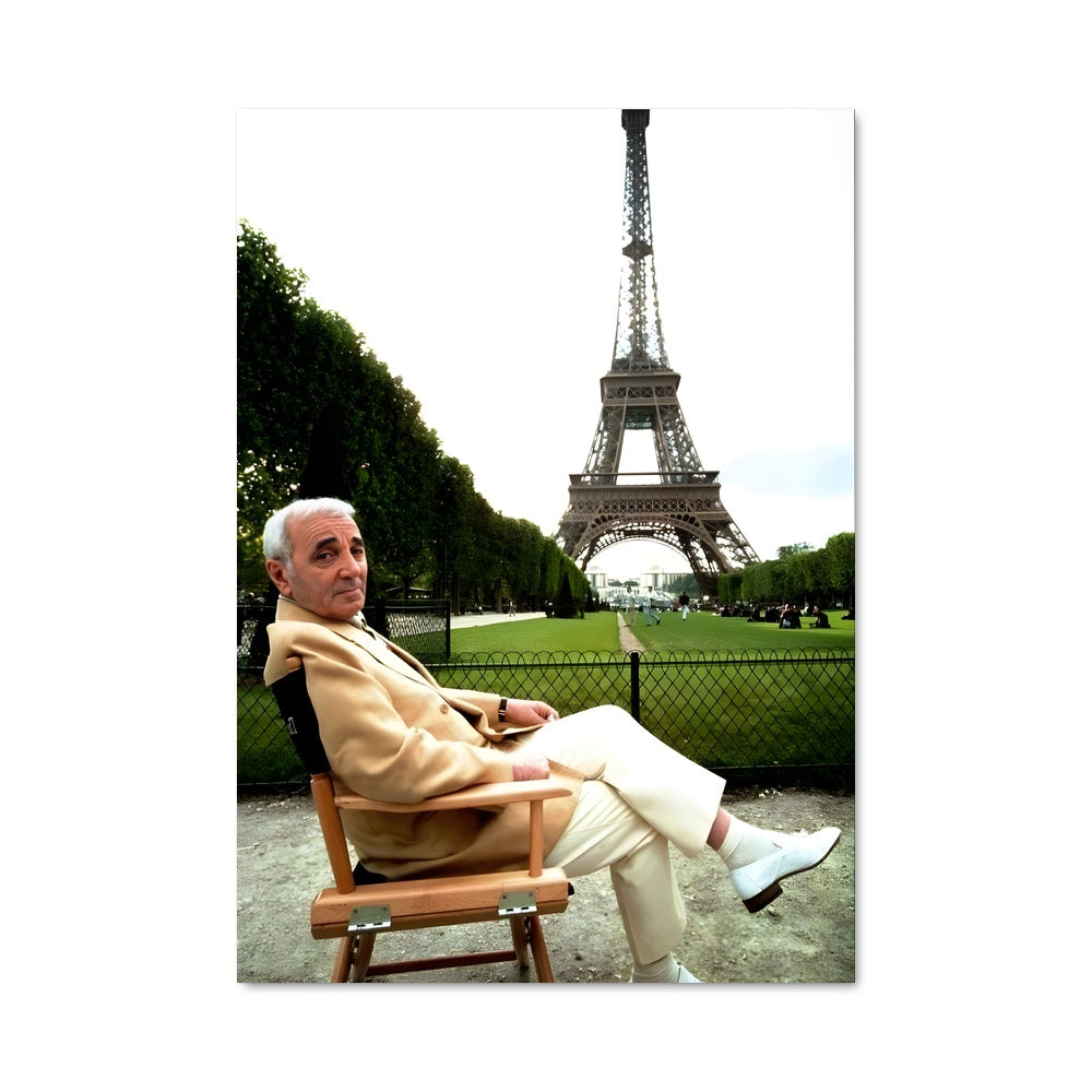 Poster Aznavour au Pied de la Tour
