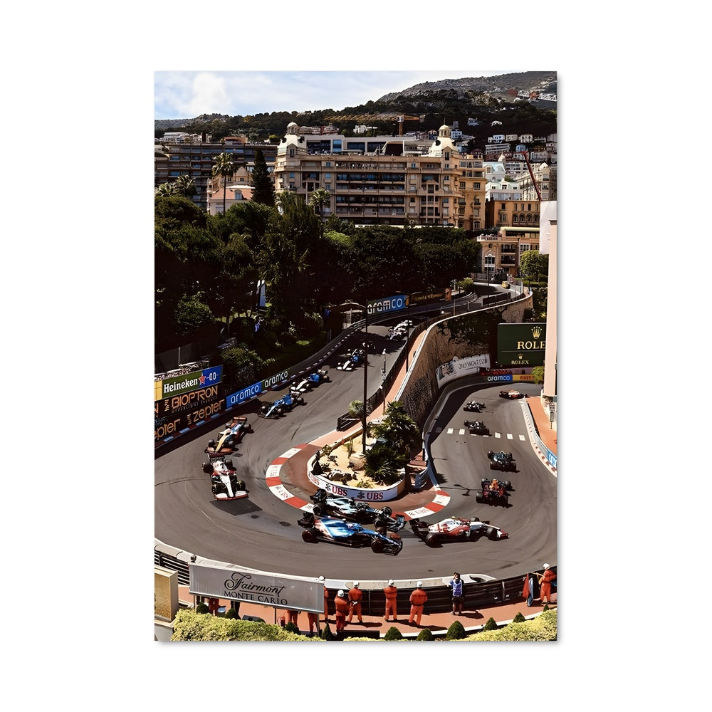 Poster Circuit de monaco monte-carlo 79973