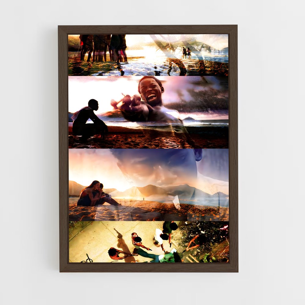 ap-city of god-5 cadre Bois foncé