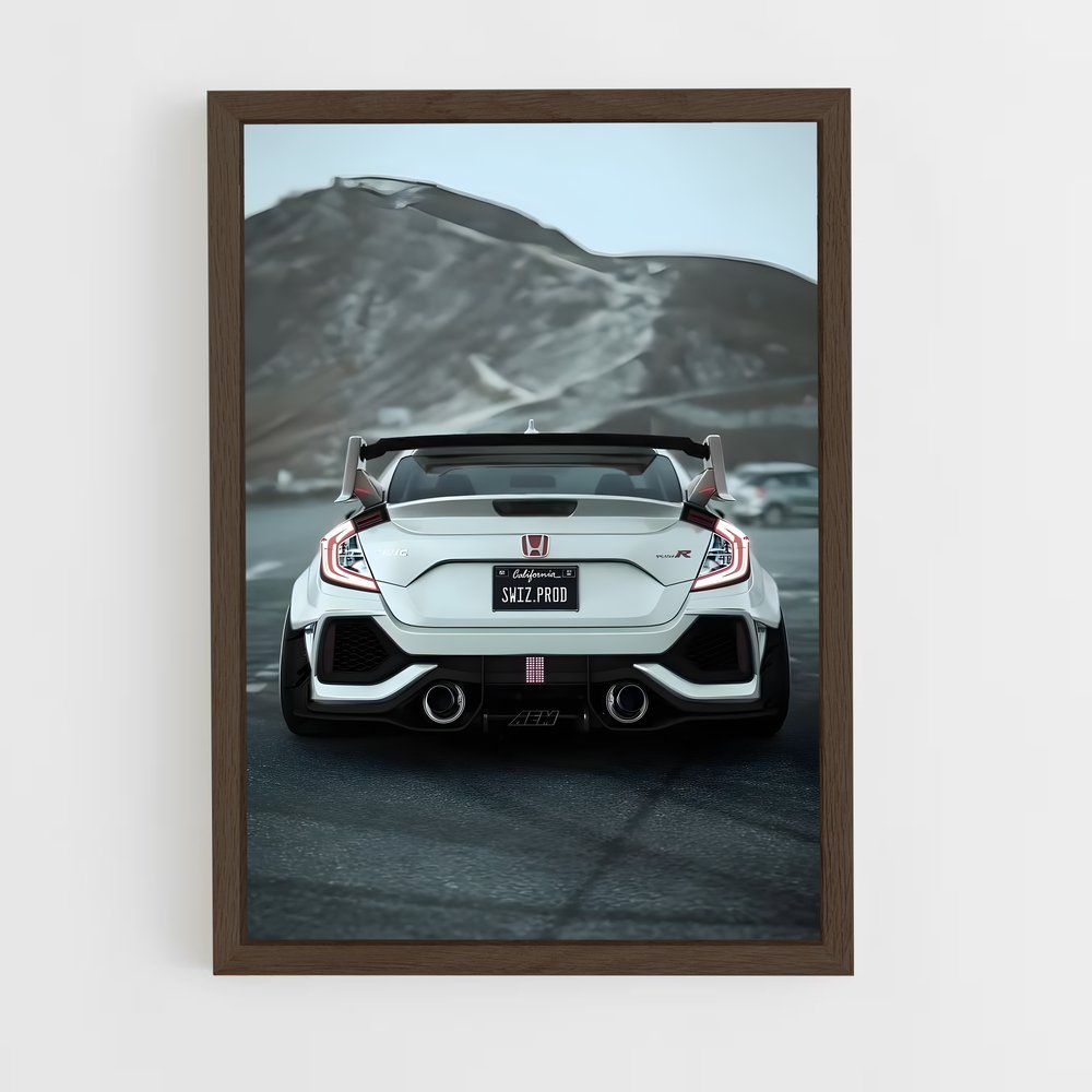 ap-civic type r-2 cadre Bois foncé