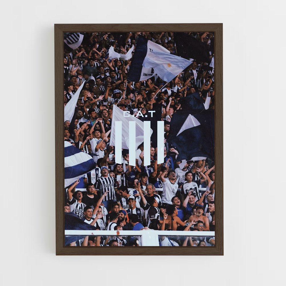 ap-club atletico talleres-12 cadre Bois foncé