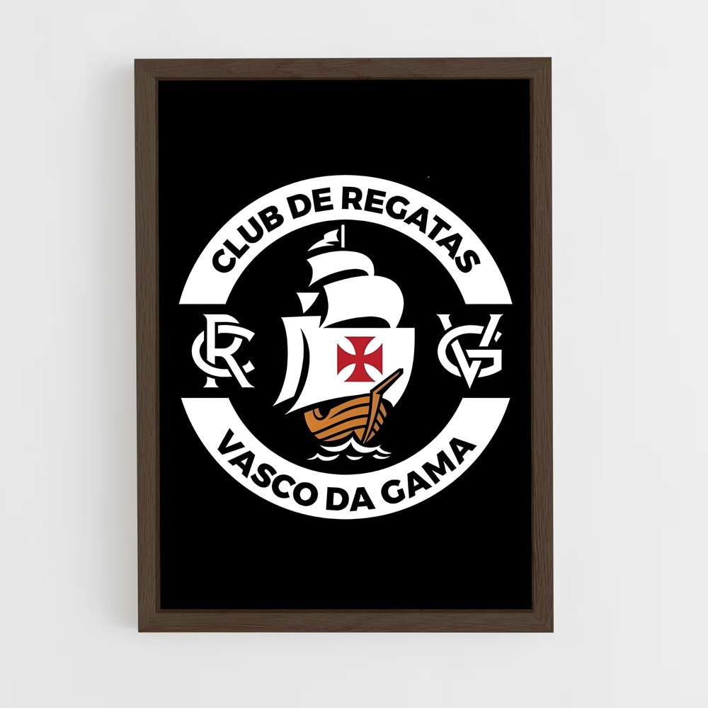 ap-club de regatas vasco da gama-1 cadre Bois foncé