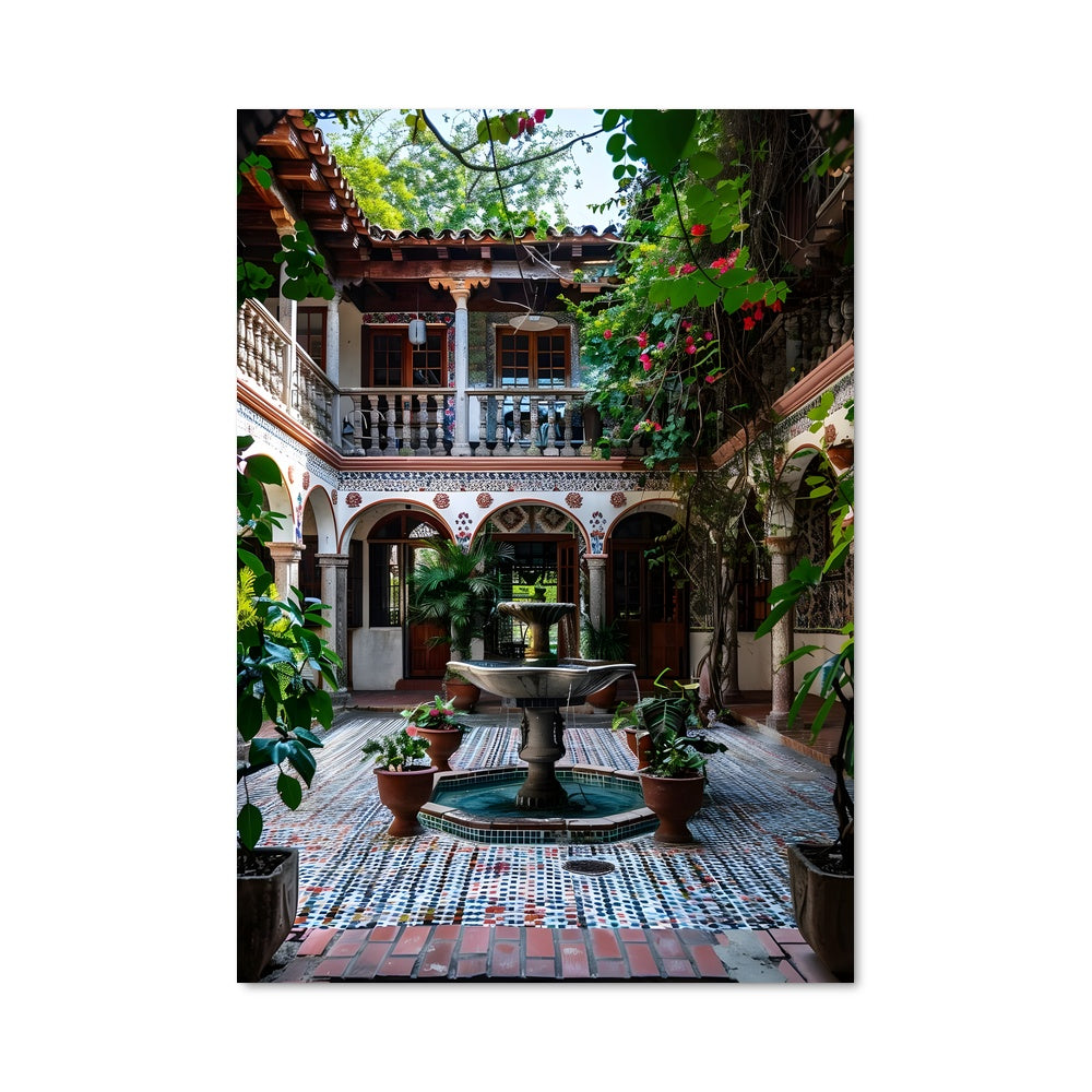 Poster Oasis Coloniale