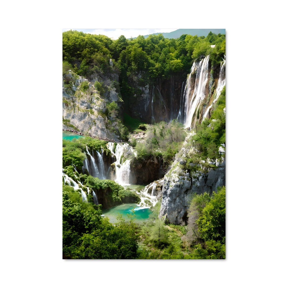 Poster Chutes de Plitvice