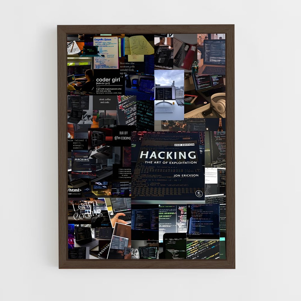 ap-cyber security-1 cadre Bois foncé