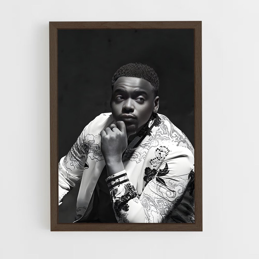 ap-daniel kaluuya-4 cadre Bois foncé