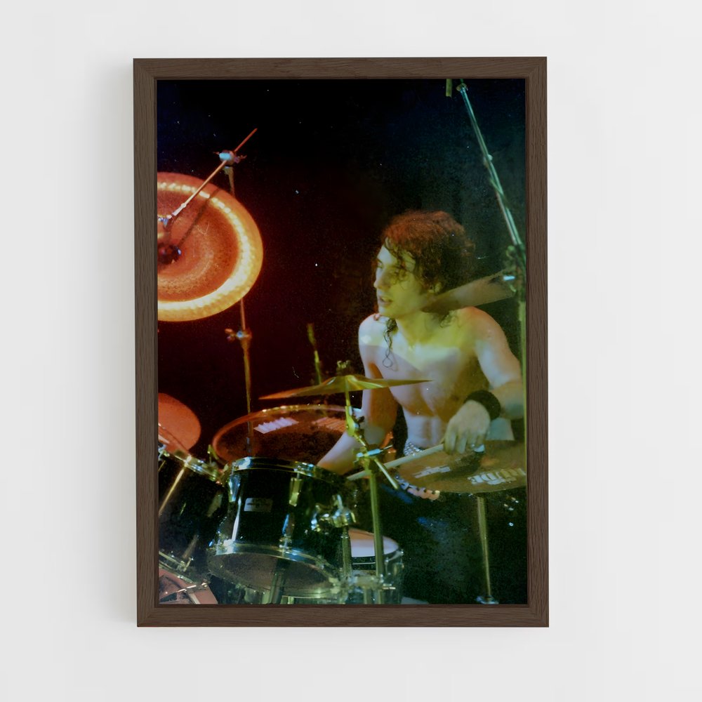 ap-dave lombardo-3 cadre Bois foncé