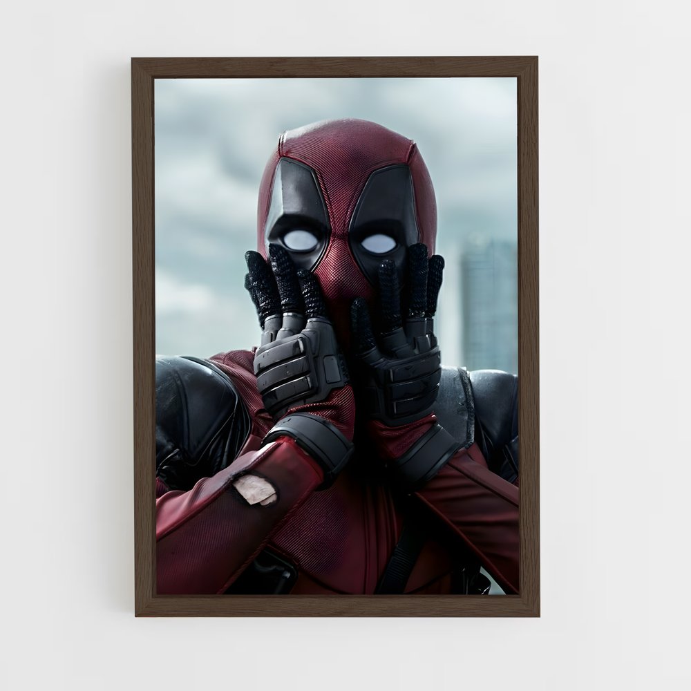 ap-deadpool-1 cadre Bois foncé